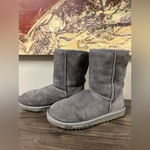 Gray Ugg Boots, size 8
